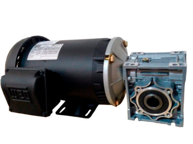 MOTORREDUCTOR CORONA-SINFIN DE 0.75 HP TRIFASICO 220/440V